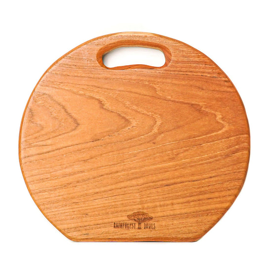 Wooden Chopping Board Natural Tree Stump Shape Kitchen