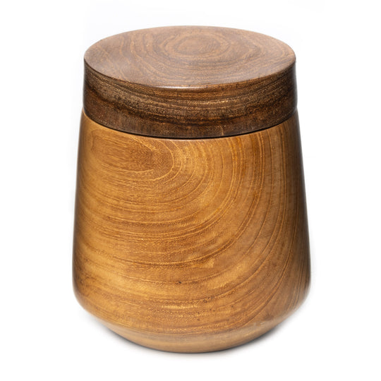 Wholesale Teak Wood Spice Jar with Wooden Lid - Regular for your store -  Faire