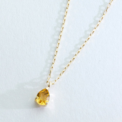 citrine necklace