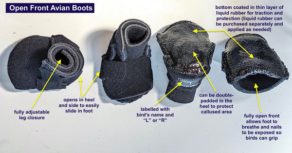penguin boots for penguins with painful feet