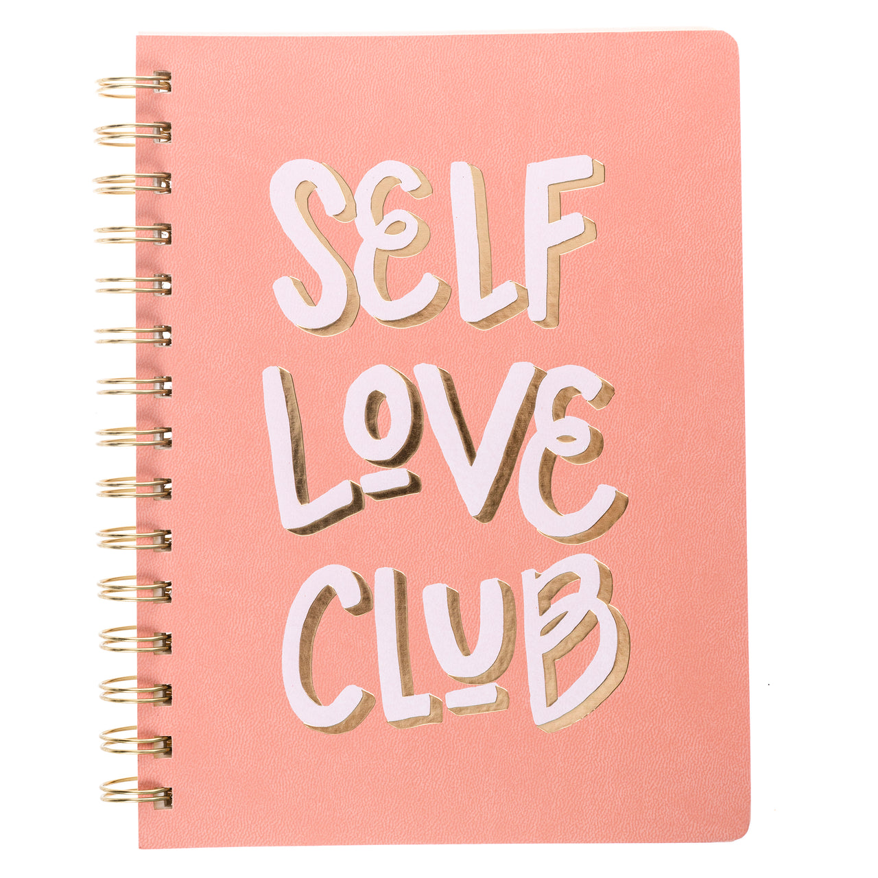 Self Love Club 6 x 8 Spiral Vegan Leather Journal – Graphique de France