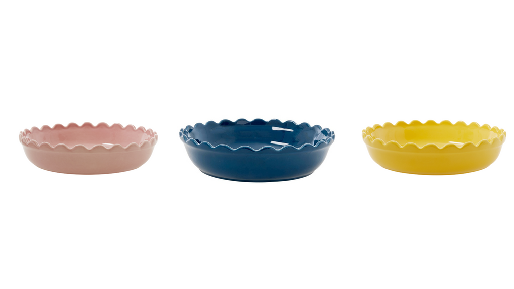 Scalloped Pie Dishes