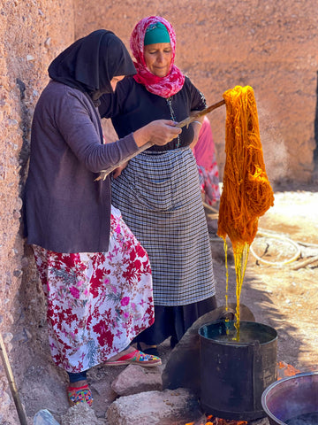 Dyeing Wool