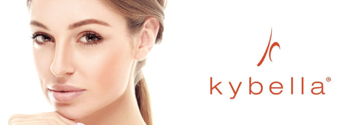 A kybella banner with face of lady