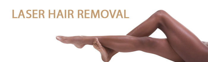 Laser hair removal image with a legs