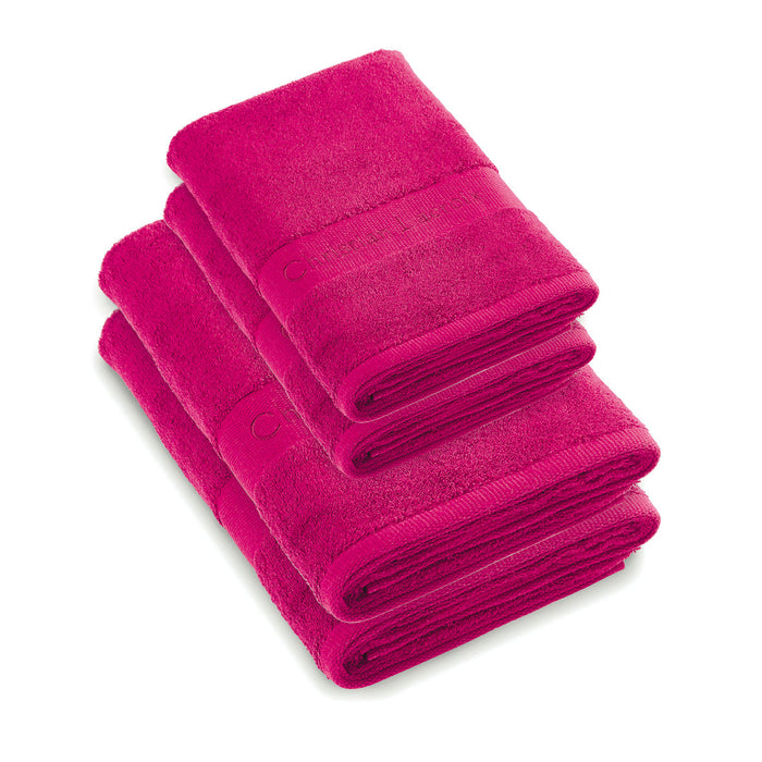 merk op Shilling Grijpen Set of 2 hand towels + 2 bath towels Dark grey - 50 x 100 cm + 70 x 14 —  VipShopBoutic