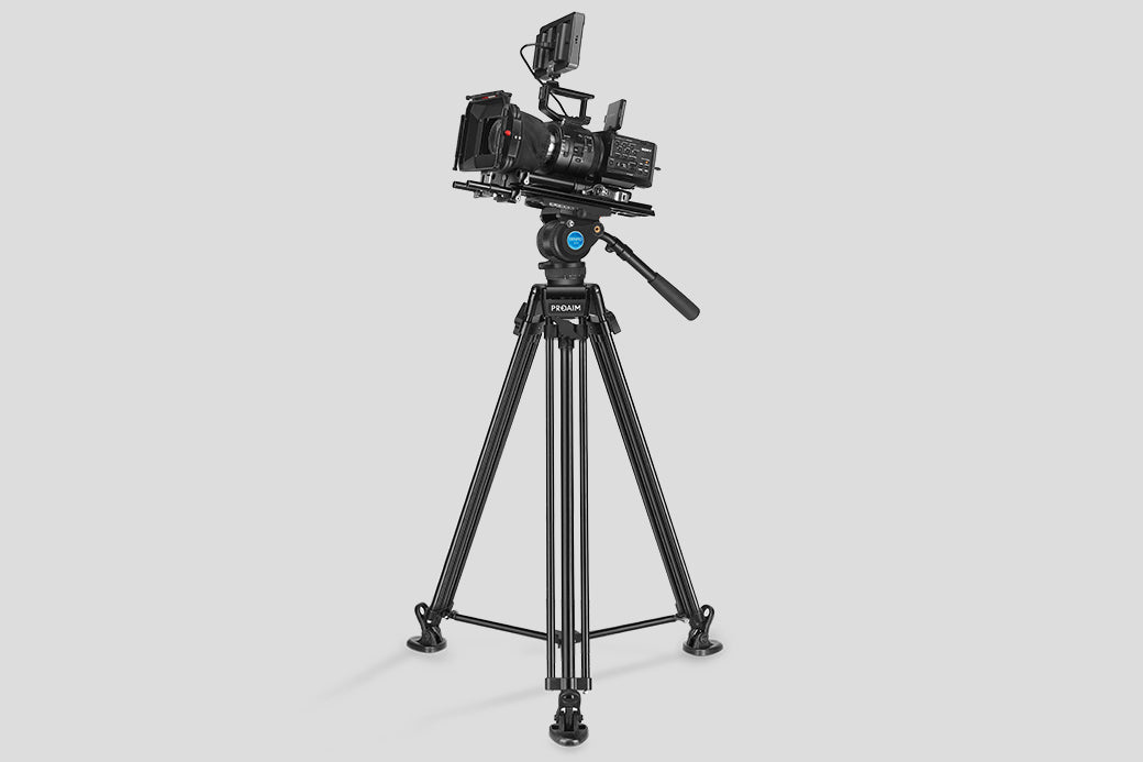 Proaim 100mm Camera Tripod Stand with Tripod Shoes 