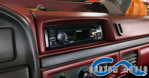 ford-f350-kenwood-radio-upgrade-custom-audio-erie-pa