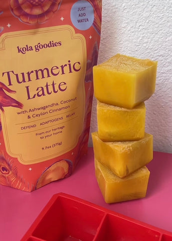 Turmeric Latte ice cube
