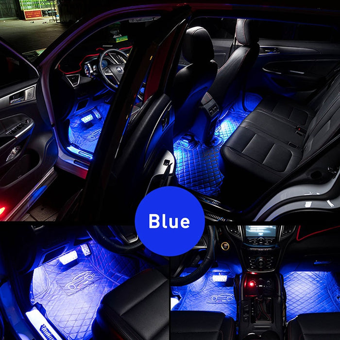 Model 3 Style Auto Interior Lighting App Control Rgb Led Atmosphere Light Car Decorative Lamp For Tesla Model X S