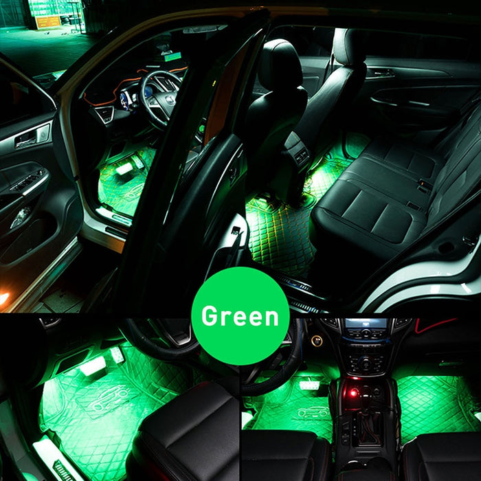 Model 3 Style Auto Interior Lighting App Control Rgb Led Atmosphere Light Car Decorative Lamp For Tesla Model X S