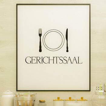 Gerichtssaal Esszimmer Poster