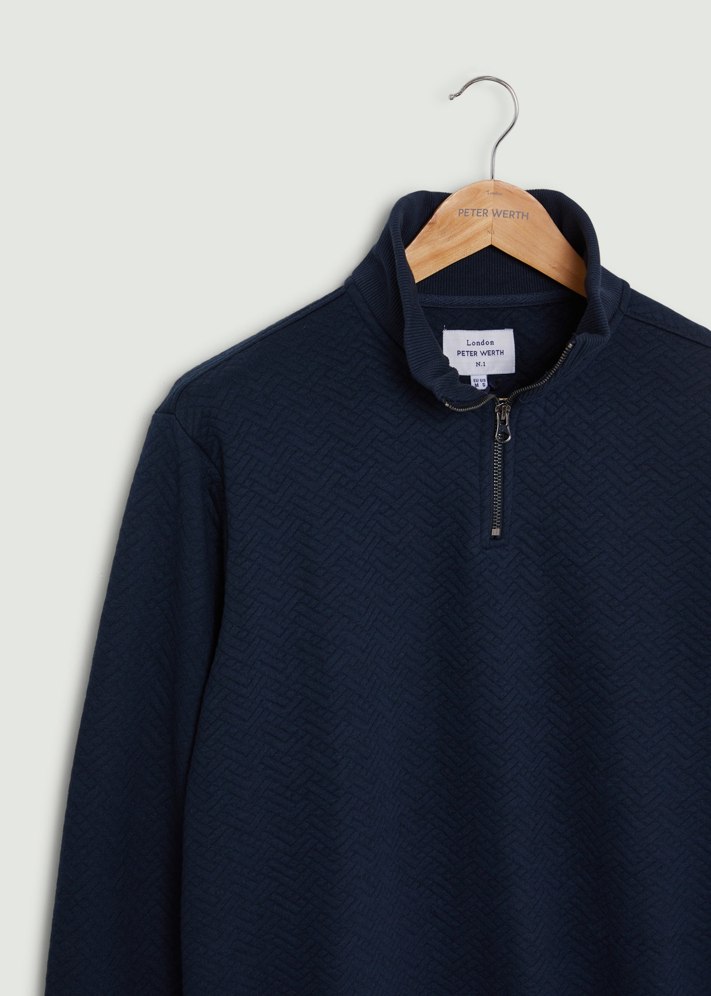 Dean 1/4 Zip Top - Dark Navy