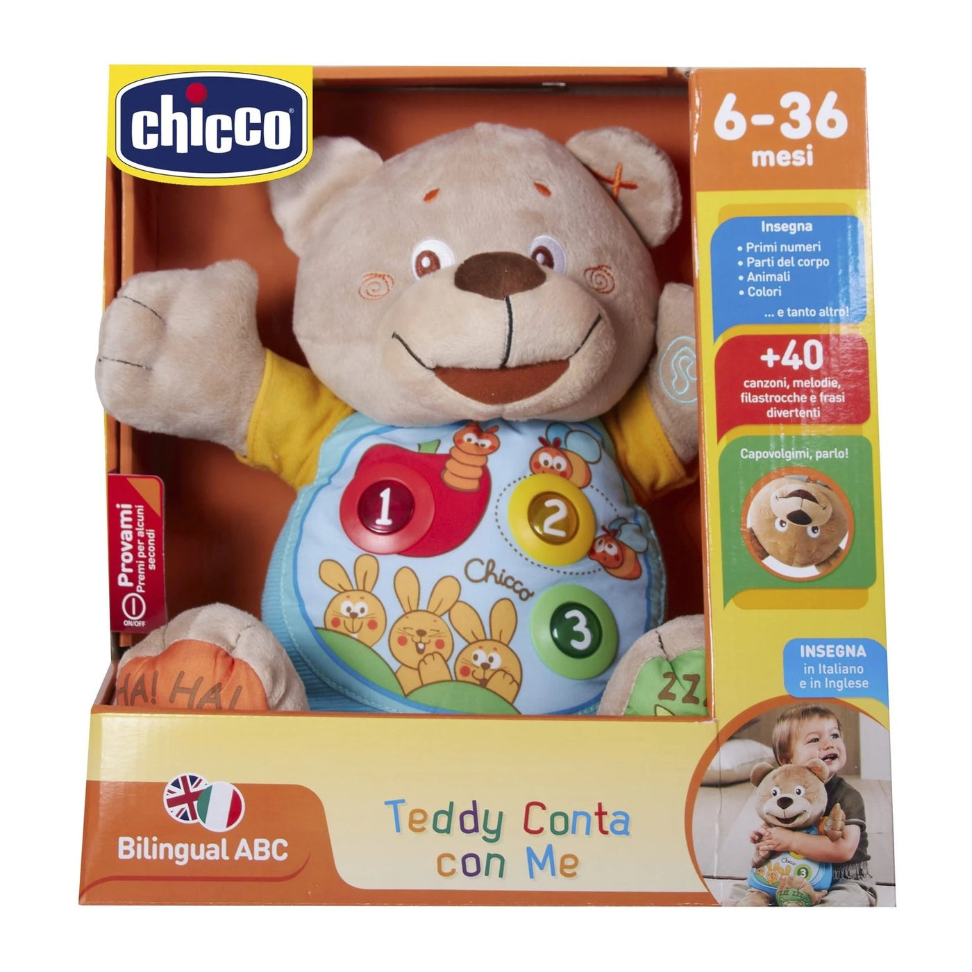 orsetto chicco teddy conta con me