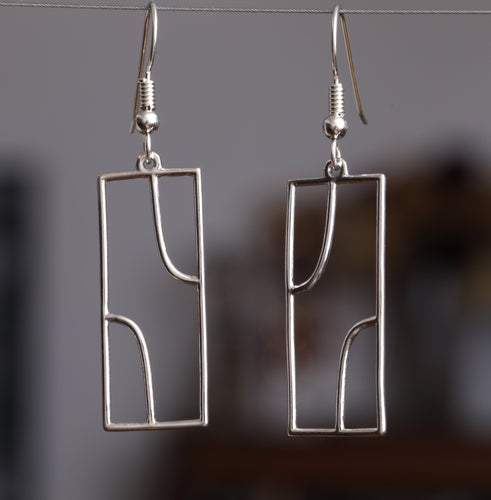 EA - Abstract Designed Wire Earrings - ShopCaribe