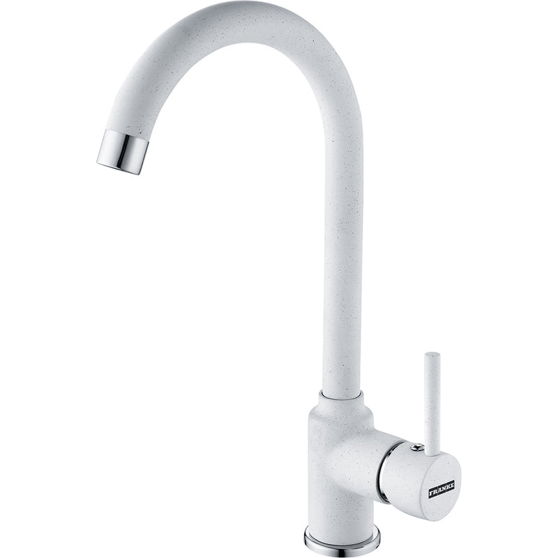 white kitchen tap