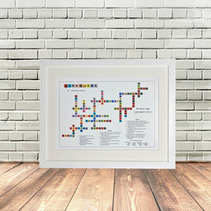 Yorkshire Highway Code Funny Sayings Print by Lighthouse Lane