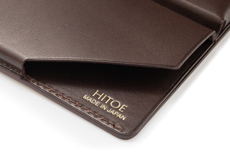 Engraved - HITOE FOLD ARIA Mushroom Leather