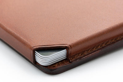 小さい薄い財布 Hitoe Fold のカードポケットの巻き込み処理