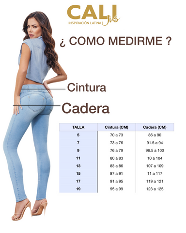 Detector adyacente Adelaida Cómo saber mi talla perfecta? – Cali Jeans Mexico