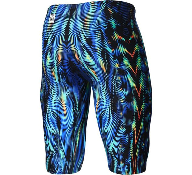 Tyr Venzo Genesis Mens High Waist Jammer Swimsuit Steel Blue Achivr 0145