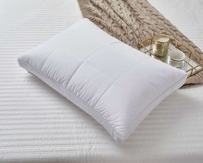 Alwyn Home Quilted Goose Down and Feathers Pillow Size: Standard