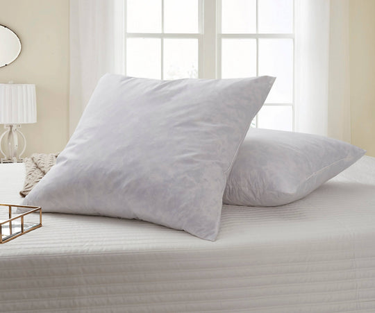 Blue Ridge Home Fashions Jumbo 2-Pack Down Pillows in White