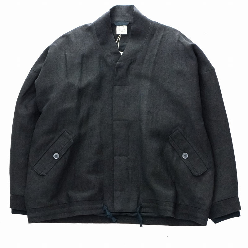 JAN-JAN VAN ESSCHE 19AW JACKET#35 BOMBER JACKET ウール BLACK 黒