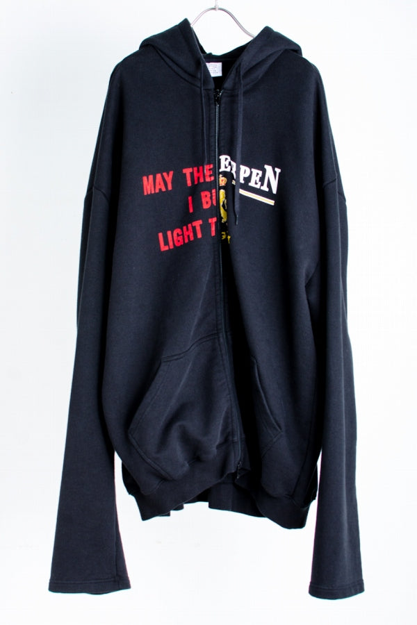 VETEMENTS 17AW 再構築ジップパーカー | www.jarussi.com.br