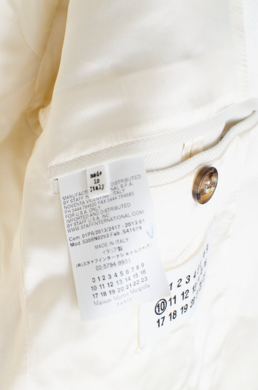 Maison Martin Margiela 13SS ホワイトスモーキングジャケット