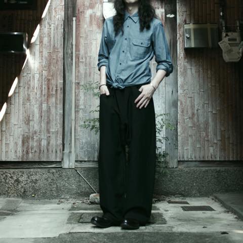 JAN-JAN VAN ESSCHE 19AW TROUSERS#53 DENIM STYLE TROUSERS ウール