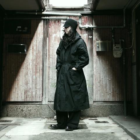 JAN-JAN VAN ESSCHE 19AW PARKA#6 HOODED PARKA コットン BLACK 黒