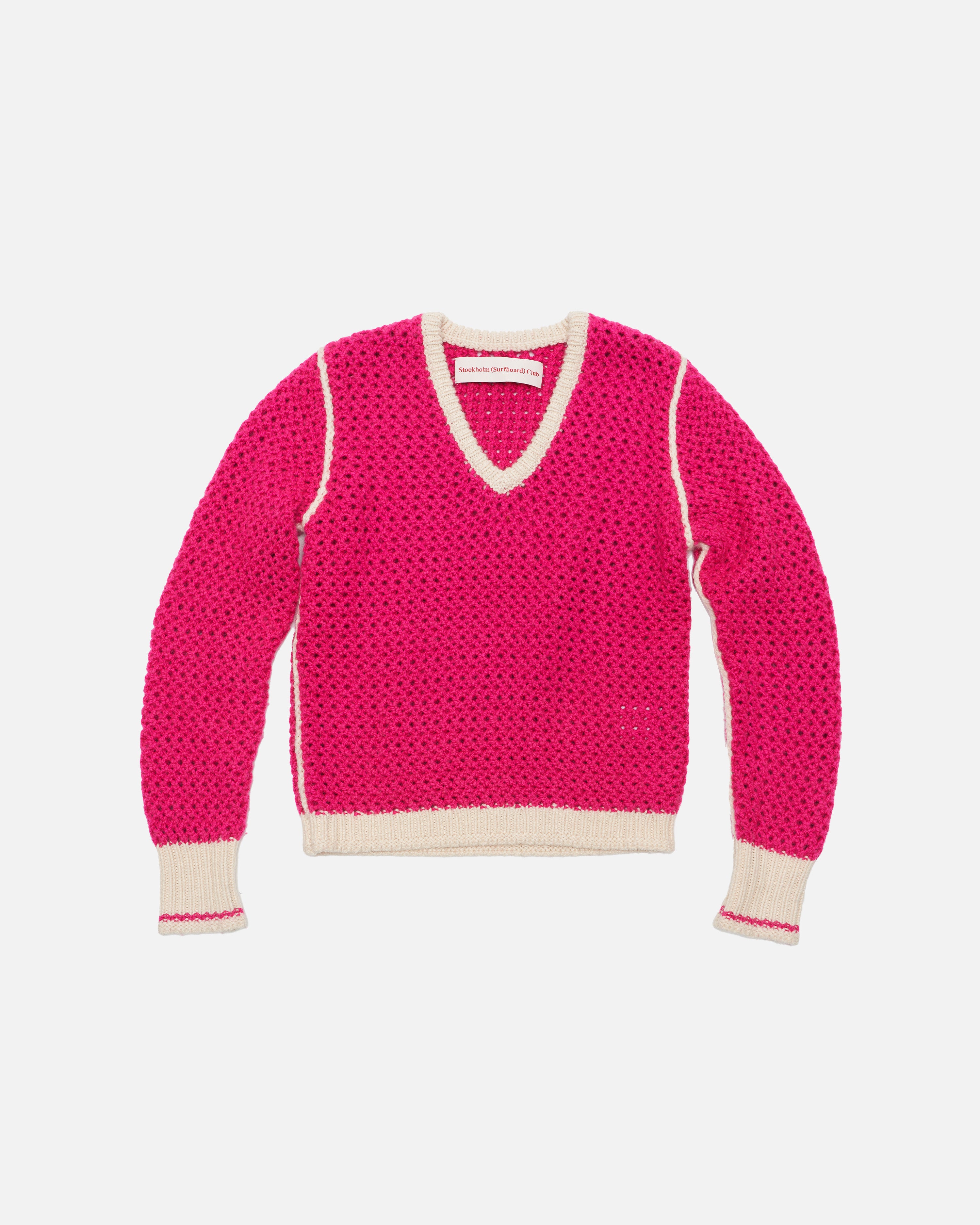 Knitted V-Neck Sweater | Stockholm Surfboard Club
