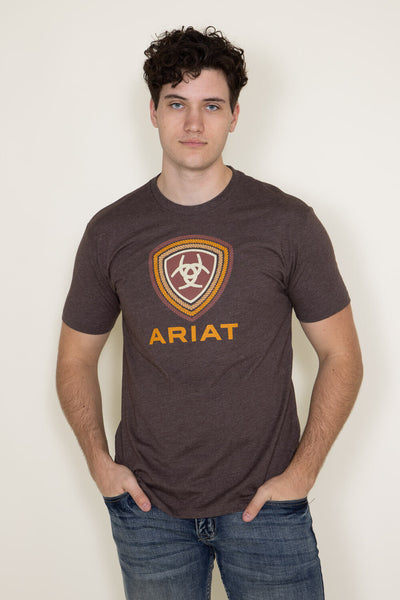 Ariat Circular Zuni T-Shirt for Men in Grey