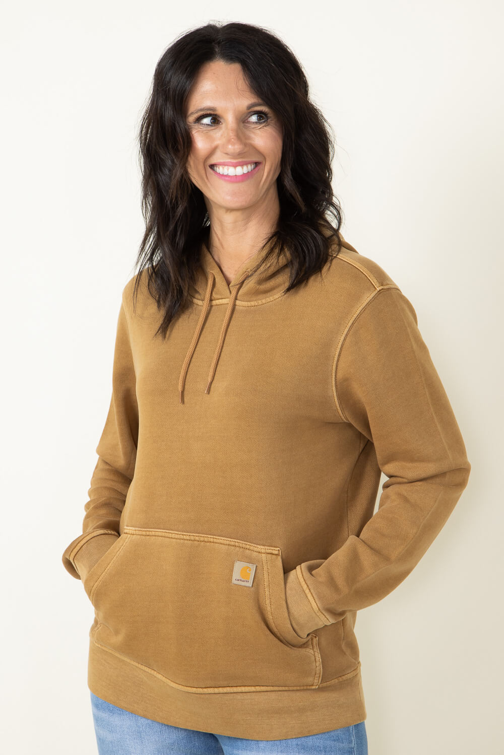 Carhartt Icon Hoodie for Women in Brown | 106178-BRN