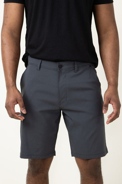 Copper & Oak Tech Pull On Shorts for Men in Grey