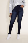 High Rise Curvy Skinny Jeans For Women