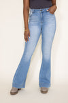 High Rise Flare Jeans For Women