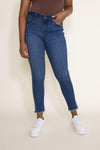 Mid Rise Ankle Skinny Jeans For Women