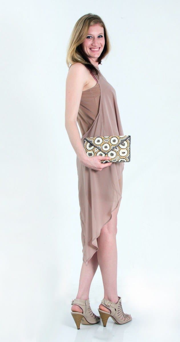 Pink Pewter Purse Jamaica Clutch 2