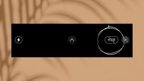 how to turn off HDR on your iphone