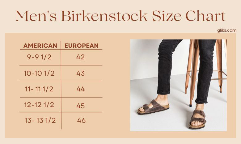 Birkenstock Size Chart Glik's
