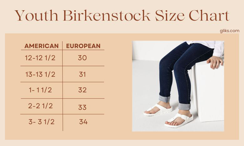 nøjagtigt forvrængning Forhandle Birkenstock Size Chart – Glik's