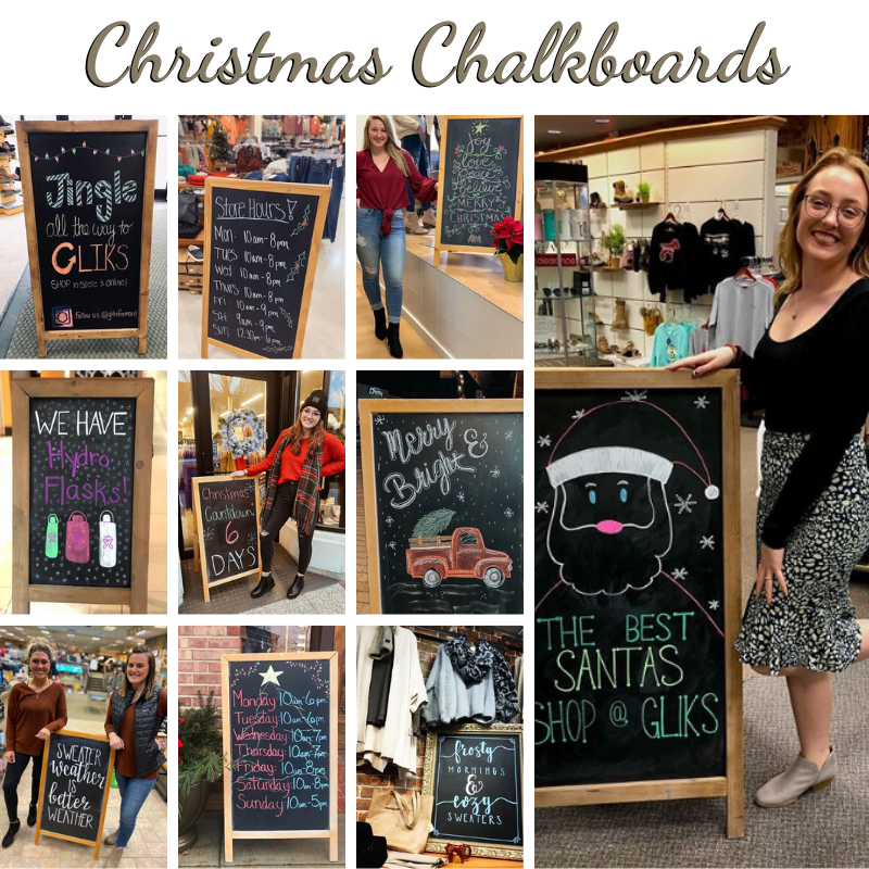 Boutique Chalkboards at Glik's