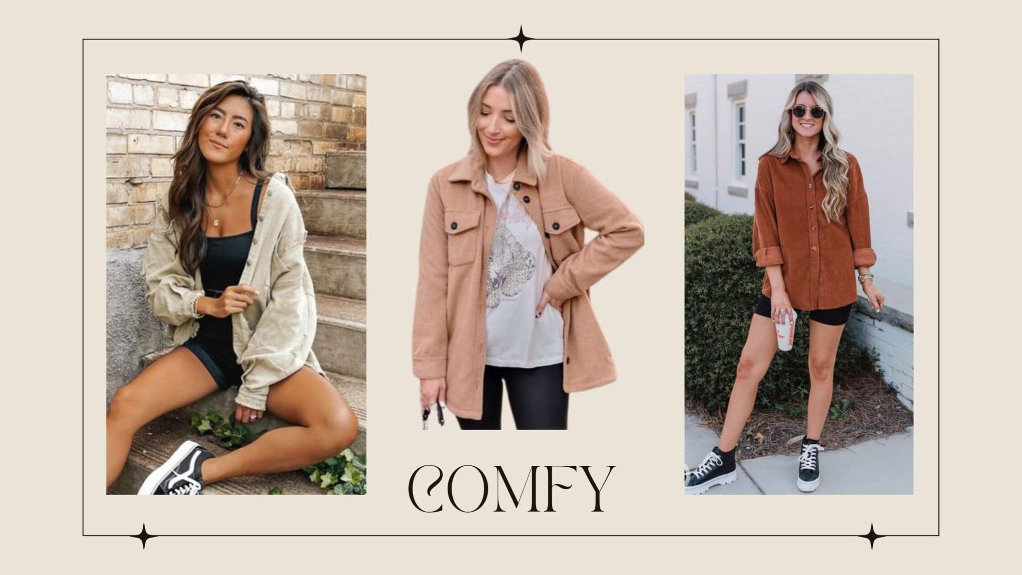 Comfy ways to style a shacket 