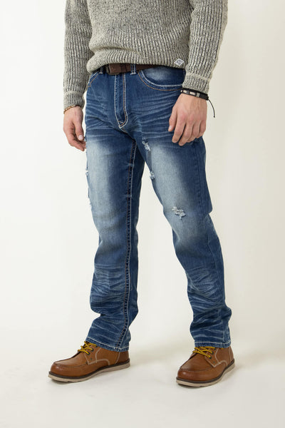 True Luck Kirk Bootcut Stretch Jeans for Men