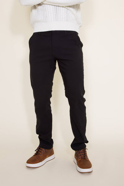 Weatherproof Vintage Stretch Twill Pants for Men in Black