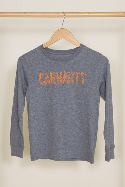 Carhartt Youth Pocket Dog Graphic Long Sleeve T-Shirt for Boys in Gree –  Glik's