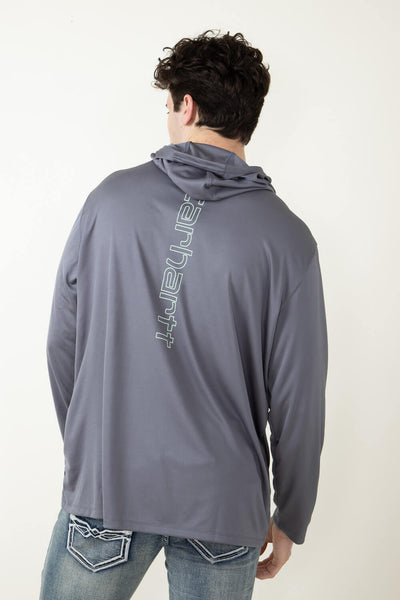 Simply Southern Snap Fleece Pullover for Men in Blue