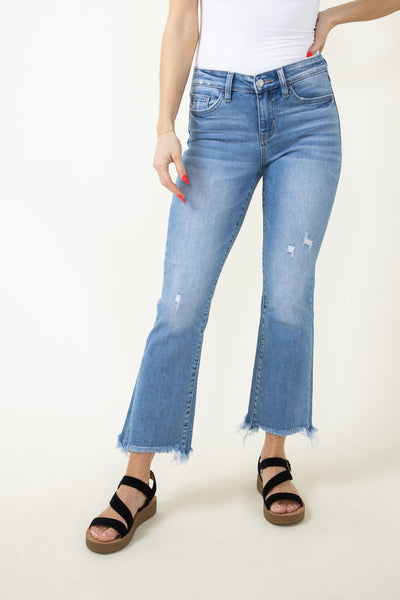  KECKS Women's Jeans Jeans for Women Pants for Women Ripped Mom  Fit Jeans (Color : Light Wash, Size : W26 L32) : ביגוד, נעליים ותכשיטים